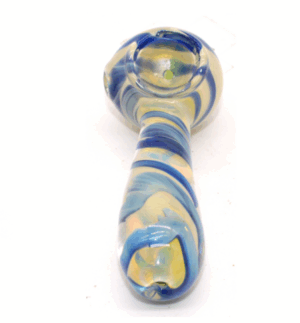 HAND PIPE | 3″ – Fumed Frit Cap
