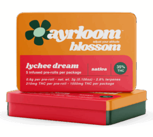 5 PACK INFUSED PRE-ROLLS - LYCHEE DREAM