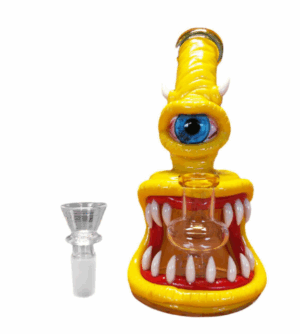 MORTY SMITH SILICONE AND GLASS BEAKER BONG