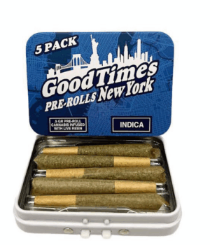 5 PACK INFUSED PRE-ROLL - PURPLE PUNCH